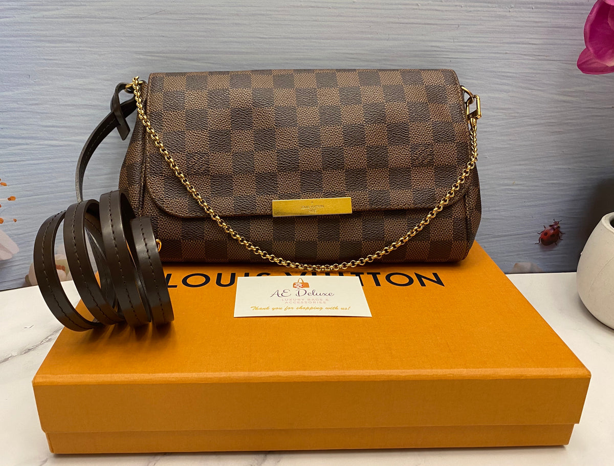 Louis Vuitton Favorite MM Damier Ebene Crossbody Bag (FL0185) – AE