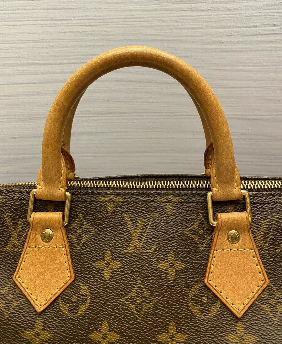 Louis Vuitton Speedy 40 Monogram Brown Purse Handbag (AA1068) – AE