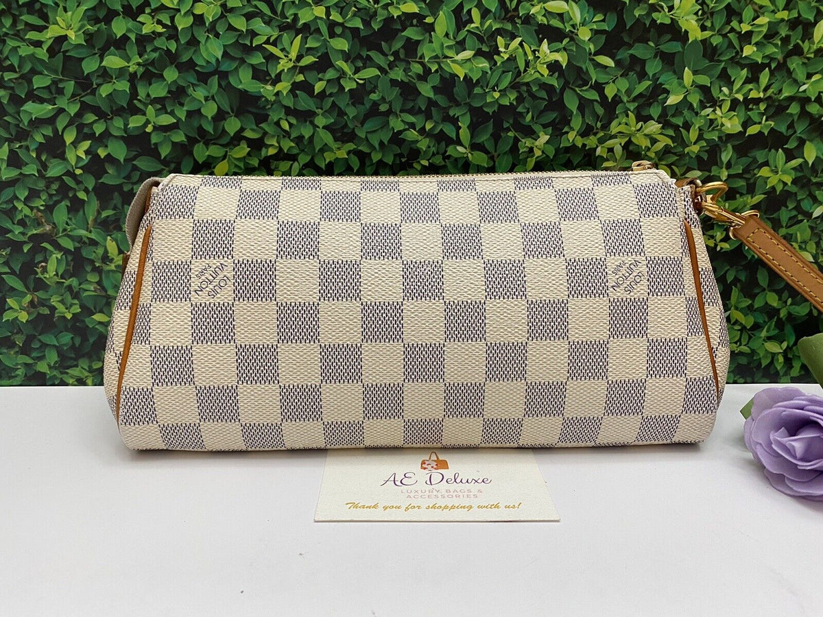 Damier - Eva - Azur - Louis Vuitton LV Trainer FW20 - Louis - ep_vintage  luxury Store - Pouch - Vuitton - 2Way - Chain - Bag - N55214 – dct