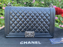 Load image into Gallery viewer, Chanel Medium Le Boy Caviar Shoulder Bag (old version)