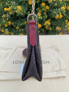 Louis Vuitton Pallas Red Clutch Crossbody (GI3176)