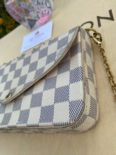 Load image into Gallery viewer, Louis Vuitton Felicie Damier Azur Clutch Crossbody (MI2108)