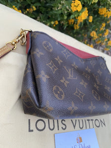 Louis Vuitton Pallas Red Clutch Crossbody (GI3176)