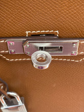 Load image into Gallery viewer, Hermès Birkin 25 Gold Epsom Palladium Hardware + Box + Dust Bag + CoA