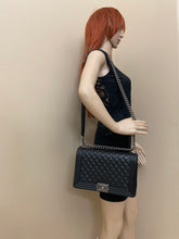 Load image into Gallery viewer, Chanel Medium Le Boy Caviar Shoulder Bag (old version)