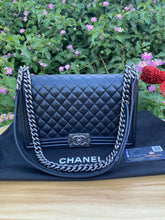 Load image into Gallery viewer, Chanel Medium Le Boy Caviar Shoulder Bag (old version)