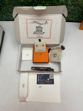 Load image into Gallery viewer, Hermès Mini Pop H Earrings Orange Enamel Rose Gold