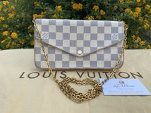 Load image into Gallery viewer, Louis Vuitton Felicie Damier Azur Clutch Crossbody (MI2108)
