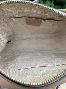 GUCCI Soho Disco Beige Calfskin Small Crossbody (0192)