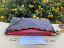 Load image into Gallery viewer, Louis Vuitton Pallas Red Clutch Crossbody (GI3176)