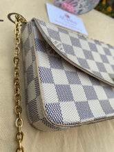 Load image into Gallery viewer, Louis Vuitton Felicie Damier Azur Clutch Crossbody (MI2108)