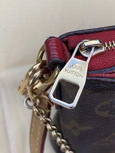 Louis Vuitton Pallas Red Clutch Crossbody (GI3176)