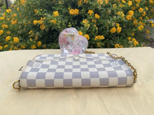Load image into Gallery viewer, Louis Vuitton Felicie Damier Azur Clutch Crossbody (MI2108)