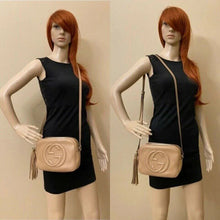 Load image into Gallery viewer, GUCCI Soho Disco Beige Calfskin Small Crossbody (0192)