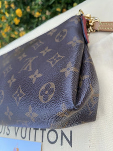 Louis Vuitton Pallas Red Clutch Crossbody (GI3176)