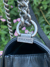 Load image into Gallery viewer, Chanel Medium Le Boy Caviar Shoulder Bag (old version)