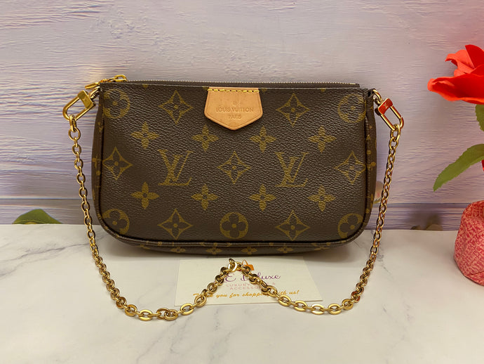 Louis Vuitton Multi Pochette Accessories MNG Chain Mini Pochette