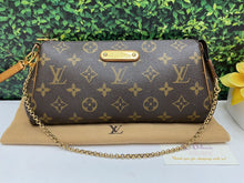 Load image into Gallery viewer, Louis Vuitton Eva Monogram Chain Clutch Crossbody Bag (SD0153)