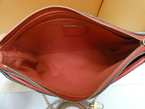 Louis Vuitton Pallas Clutch Red Crossbody Bag