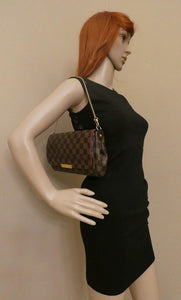 Louis Vuitton Favorite MM Damier Ebene Bag (FL0135)
