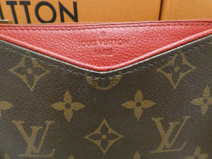 Louis Vuitton Pallas Clutch Red Crossbody Bag