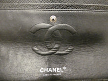 Load image into Gallery viewer, Chanel Classic Double Flaps Meduim Caviar Black Silver SHW Bag