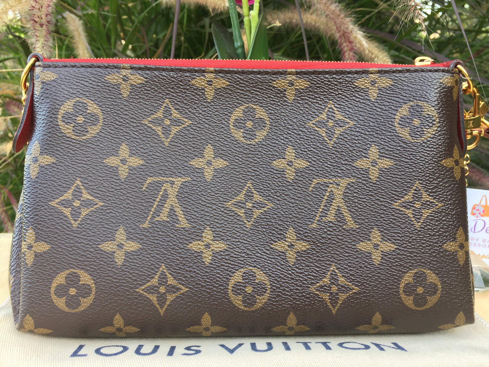 Louis Vuitton Pallas Red Clutch Crossbody Bag (GI4156) – AE Deluxe LLC®