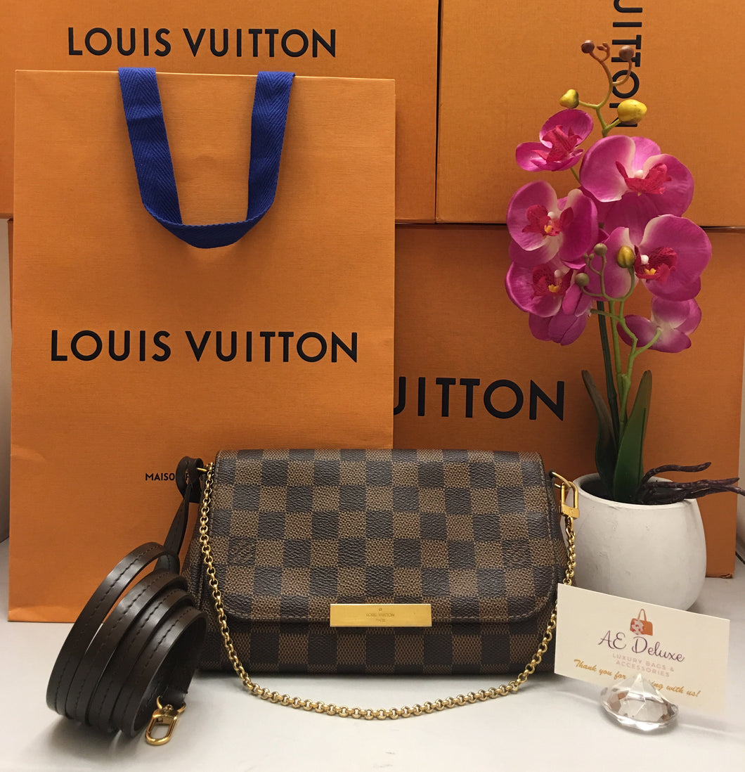 Louis Vuitton Favorite PM Damier Ebene Crossbody Bag (FL2143)
