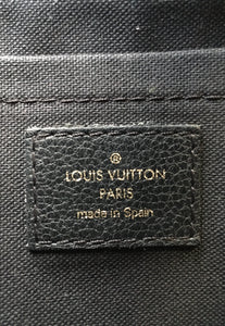 Louis Vuitton Pallas Noir/Black Clutch Crossbody (GI1187)