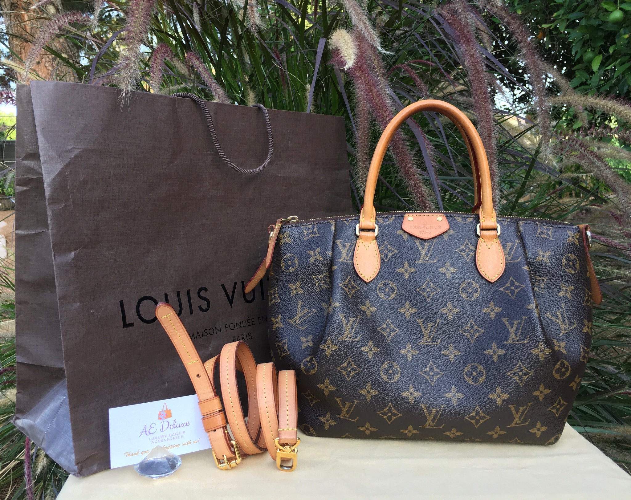 Louis Vuitton, Bags, Auth Louis Vuitton Turenne Pm 2 Way Bag