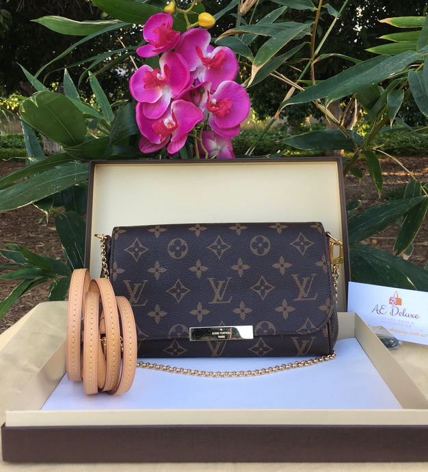 Louis Vuitton Favorite PM Monogram Crossbody Bag (SD3175)