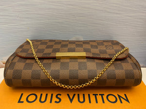 Louis Vuitton Favorite MM Damier Ebene Crossbody (FL0145)