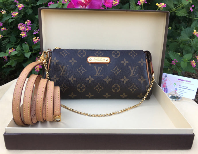 Louis Vuitton Eva Monogram Clutch Bag (SN0163)