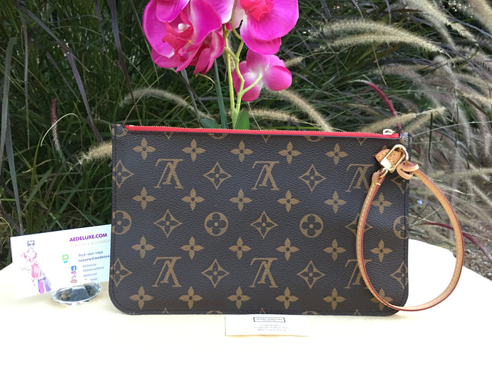 Louis Vuitton Neverfull MM/GM Cherry Wristlet (AR0166)