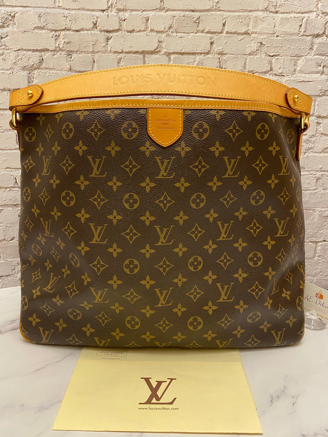 Louis Vuitton Delightful MM Monogram Bag (FL0121)