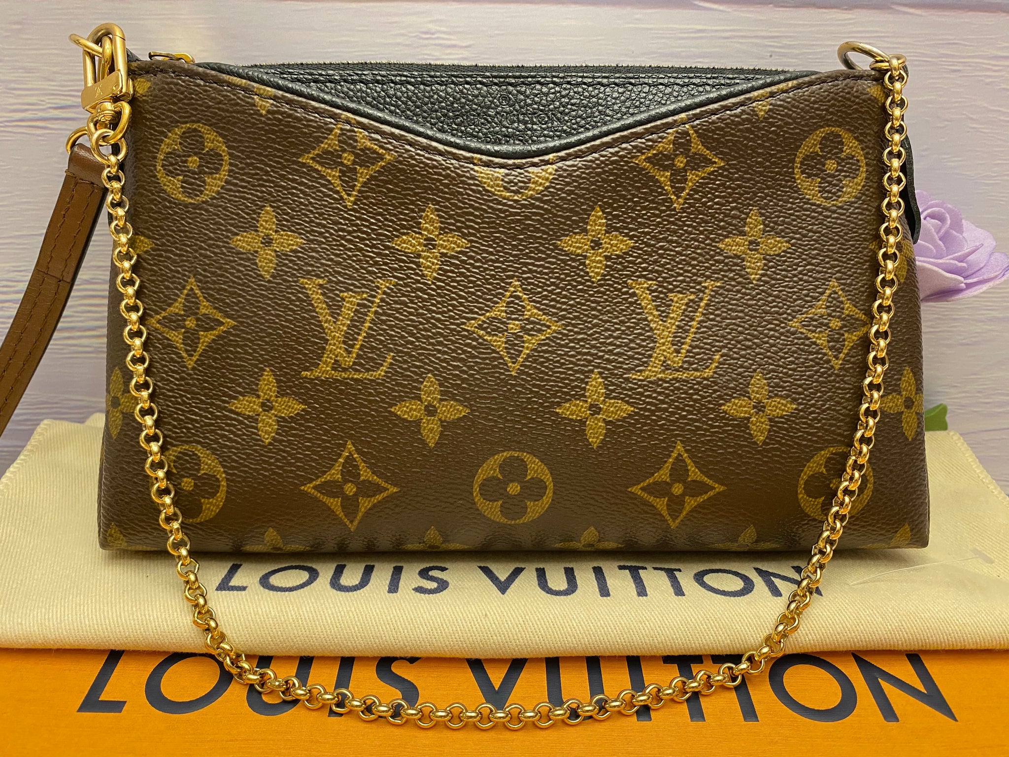 Louis Vuitton, Bags, Authentic Louis Vuitton Mini Crossbody Pallas Yellow