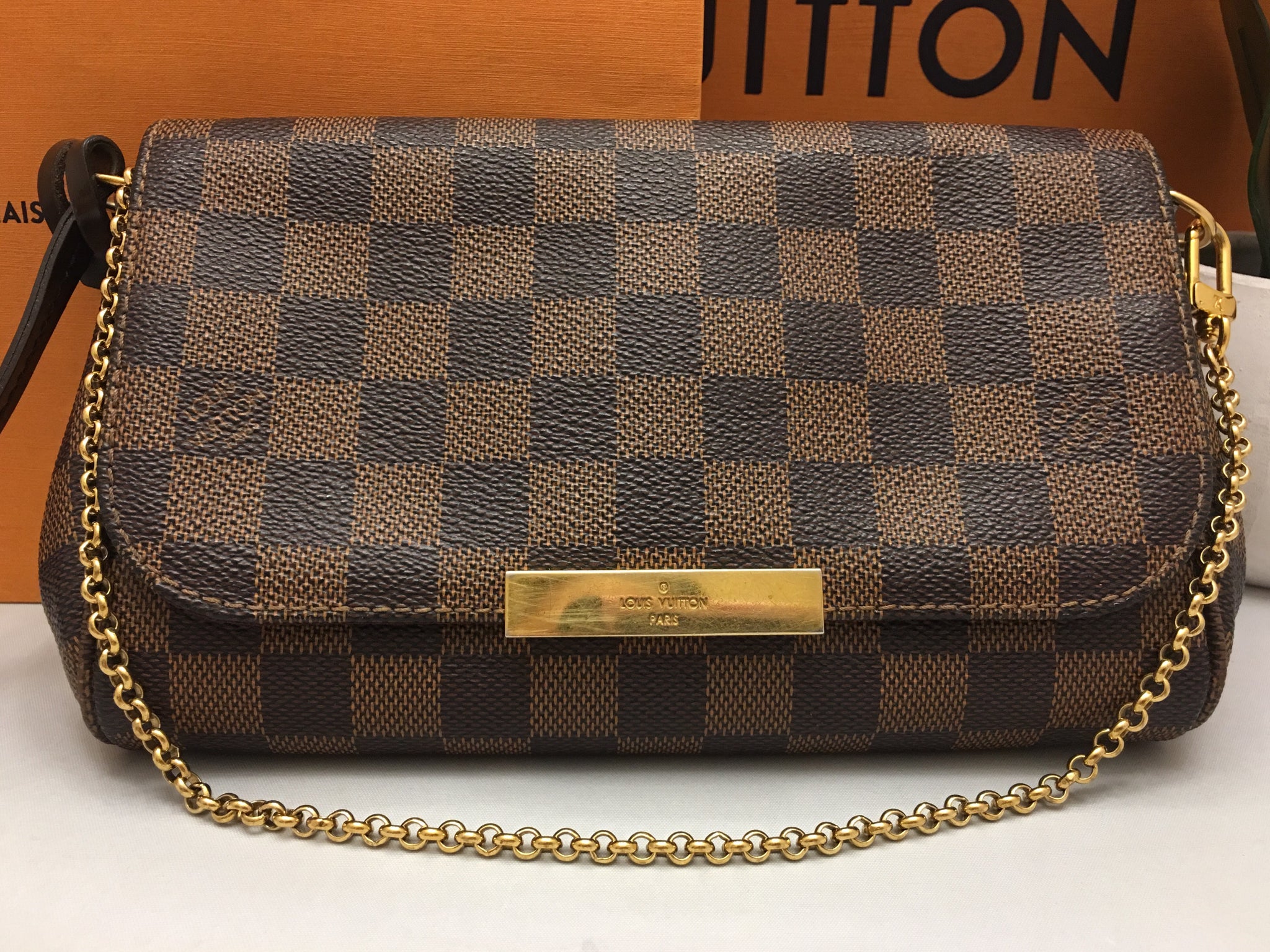 Louis Vuitton Favorite PM Damier Ebene Crossbody Bag (FL2143) – AE Deluxe  LLC®
