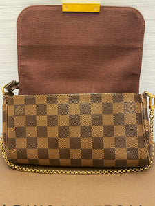 Louis Vuitton Favorite PM Damier Ebene Bag (DU2143)