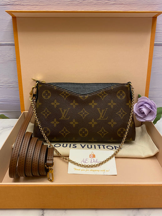 Louis Vuitton Pallas Noir Crossbody (CA4156)