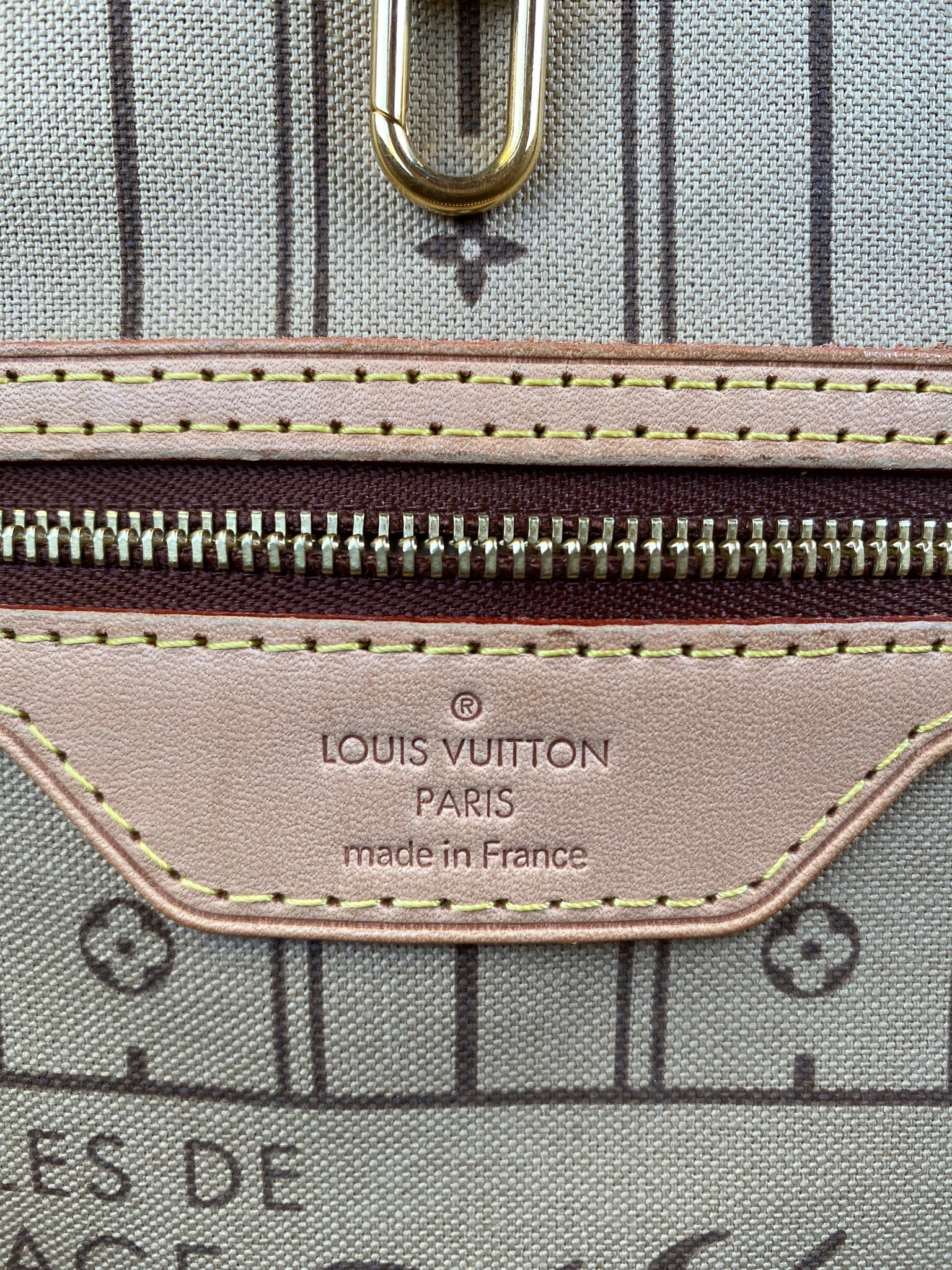 Louis Vuitton Neverfull GM Beige Monogram Tote (FL3190) – AE