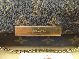 Louis Vuitton Favorite MM Monogram Bag (MI0124)
