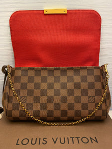 Louis Vuitton Favorite MM Damier Ebene Bag (FL0116)
