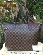 Load image into Gallery viewer, Louis Vuitton Neverfull MM Damier Ebene Canvas Tote (SF0155)