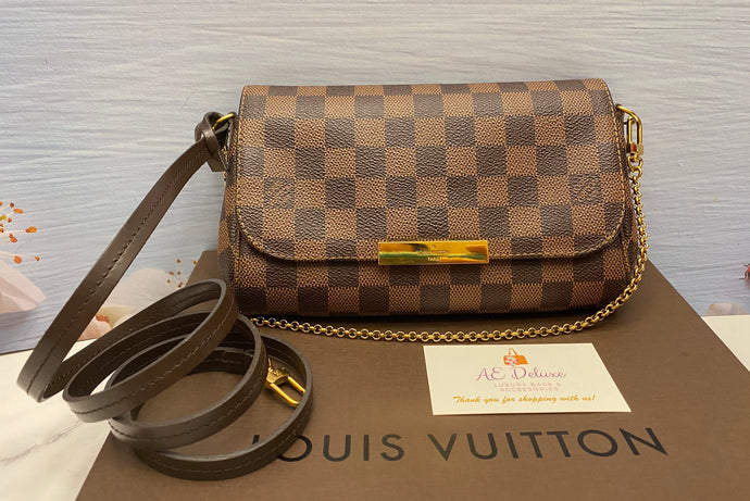 Louis Vuitton Favorite PM Damier Ebene Bag (DU2143)