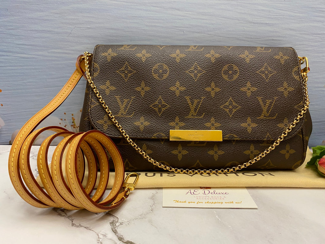 Louis Vuitton Favorite MM Monogram Bag (FL0194)