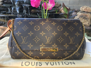 Louis Vuitton Favorite MM Monogram Crossbody Bag (SA1115)