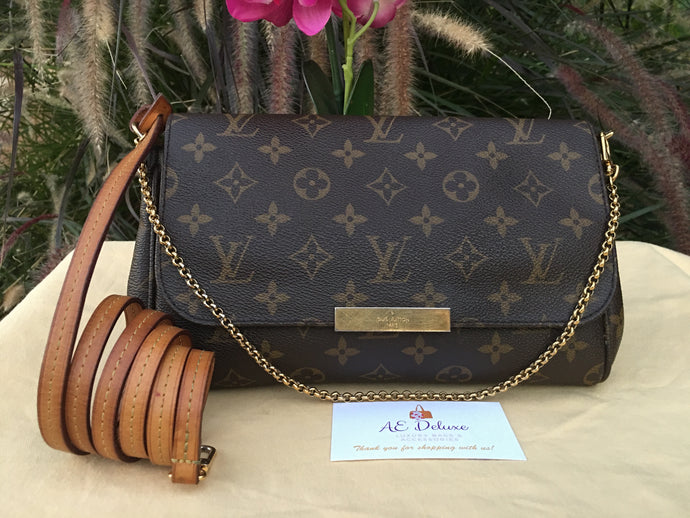 Louis Vuitton Favorite MM Monogram Bag (MI0124)