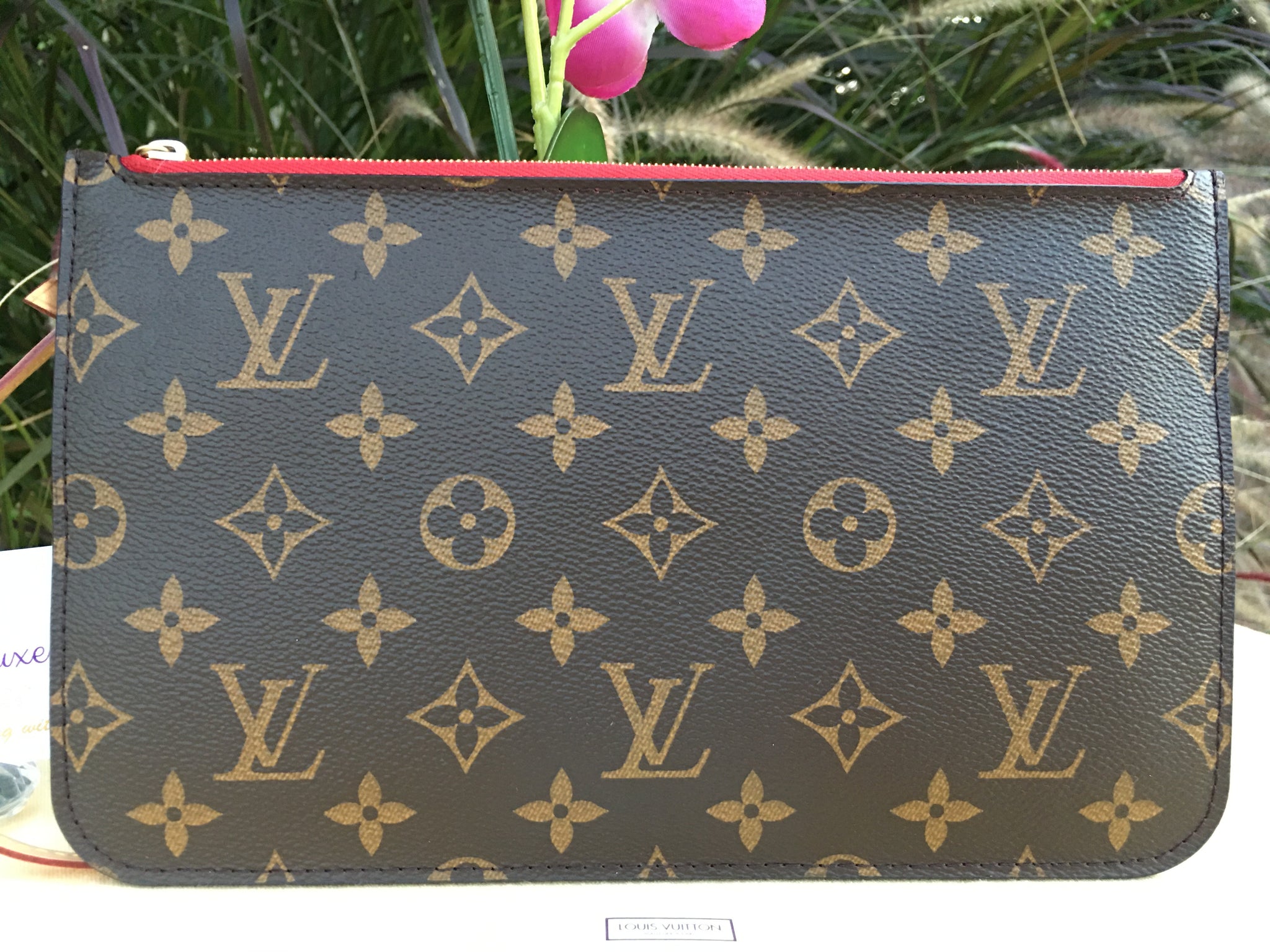 Louis Vuitton Neverfull MM/GM Cherry Wristlet (AR0166) – AE Deluxe LLC®