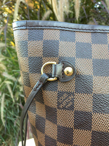 Louis Vuitton Neverfull MM Damier Ebene Canvas Tote (SF0155)