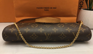 Louis Vuitton Eva Monogram Clutch Crossbody Bag (DU1110)